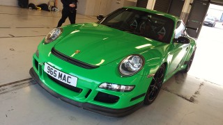 Green 997 Porsche 911 GT3 RS