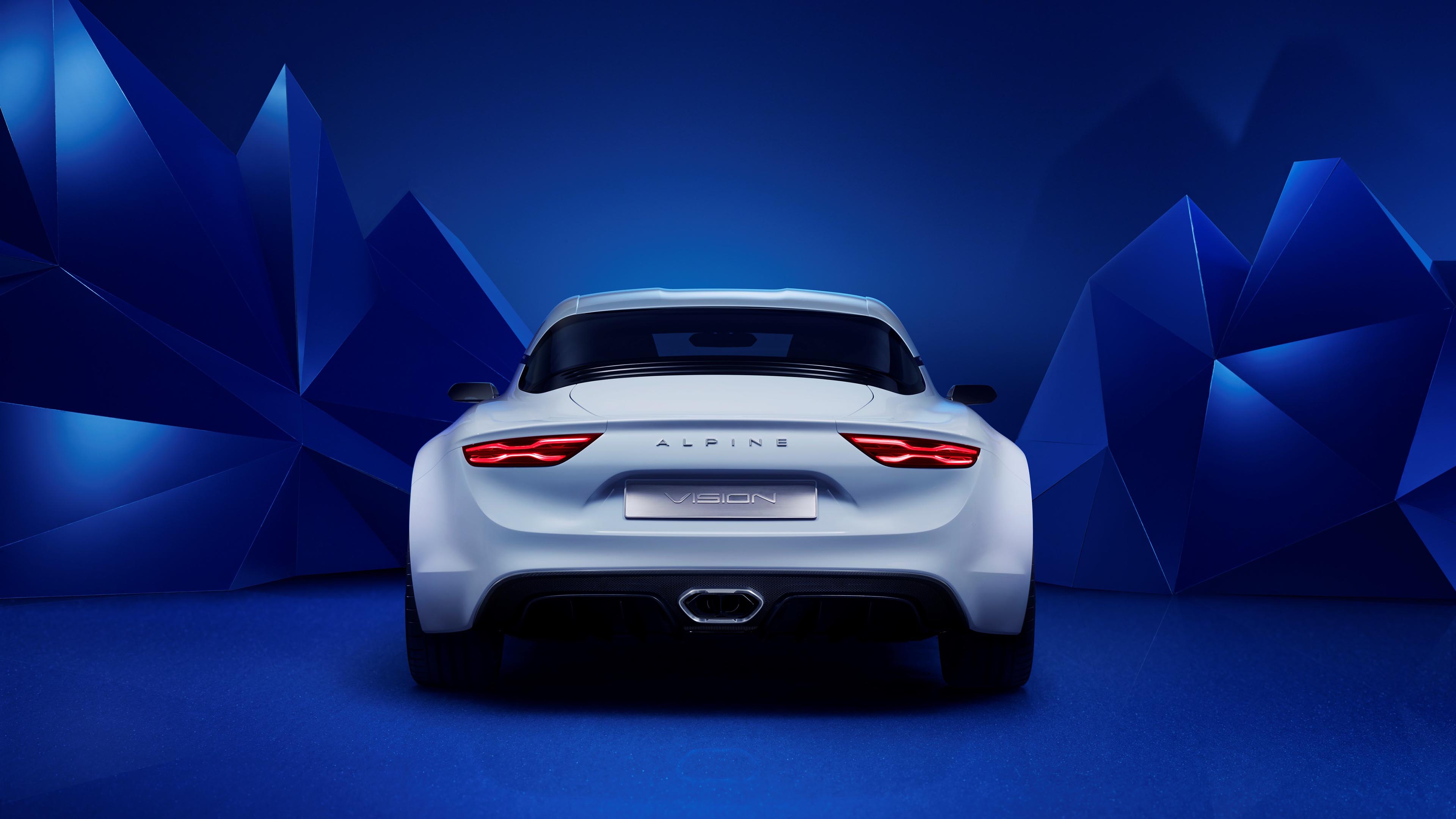 rear view of the 2016 Alpine Vision Concept